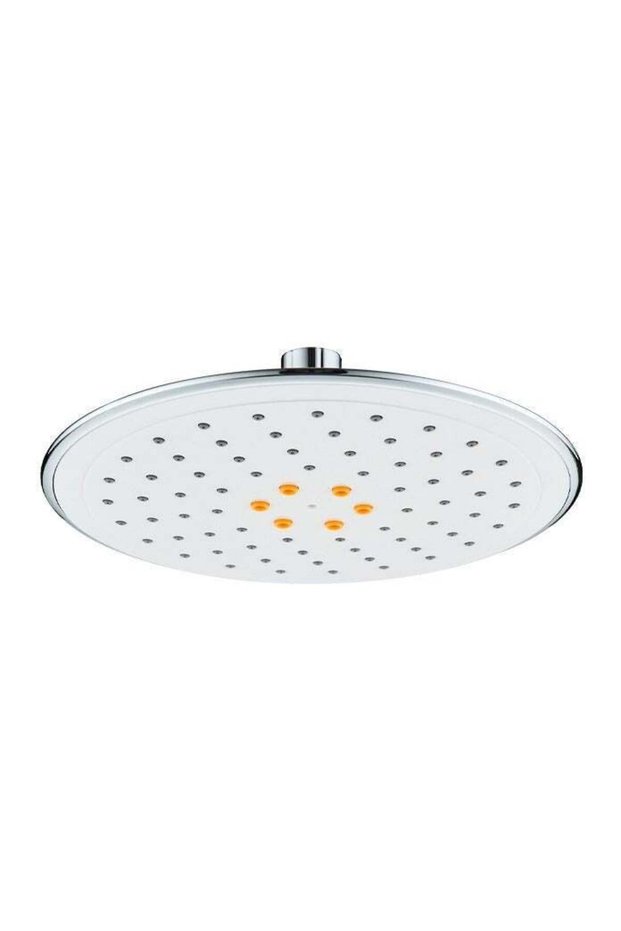Luxury Rainfall Shower Head Round Ultra-Thin Overhead Bathroom Shower with 360° Rotation and Easy I