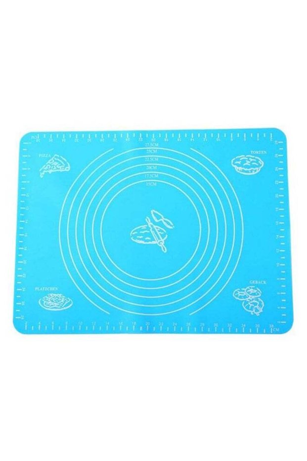 Kitchen Baking Tool Pastry Roll Mat Blue 40 x 30cm