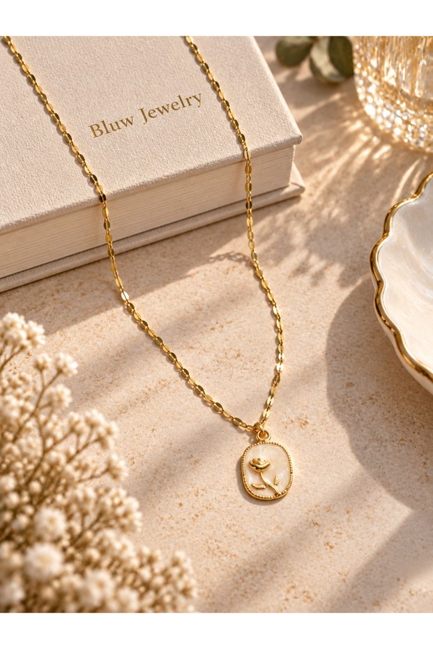Roselle Rose Necklace Series