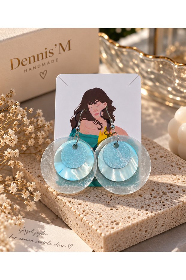 Dennis' Design Real Sequin Earrings