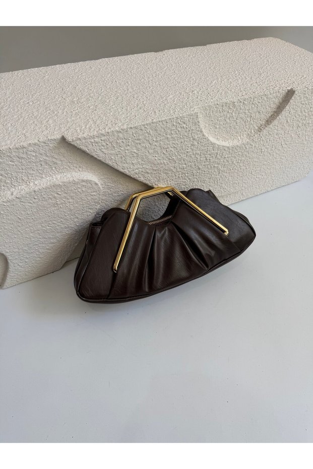 Ubud Model Wedding Engagement Evening Dress Bag Bitter Brown