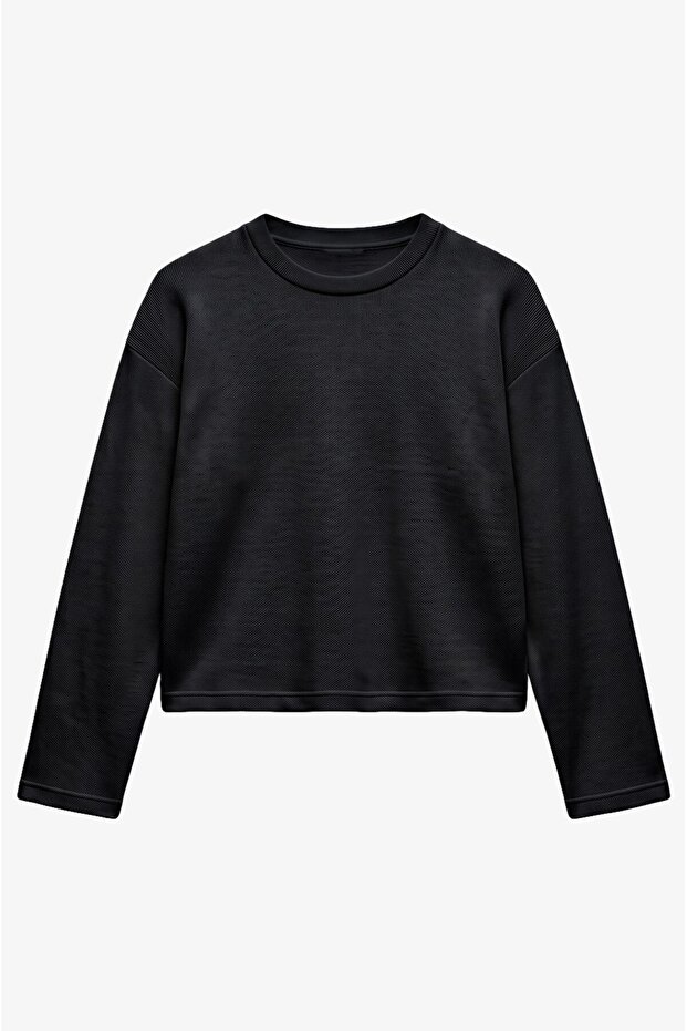 Black Rista Long Sleeve Knitwear