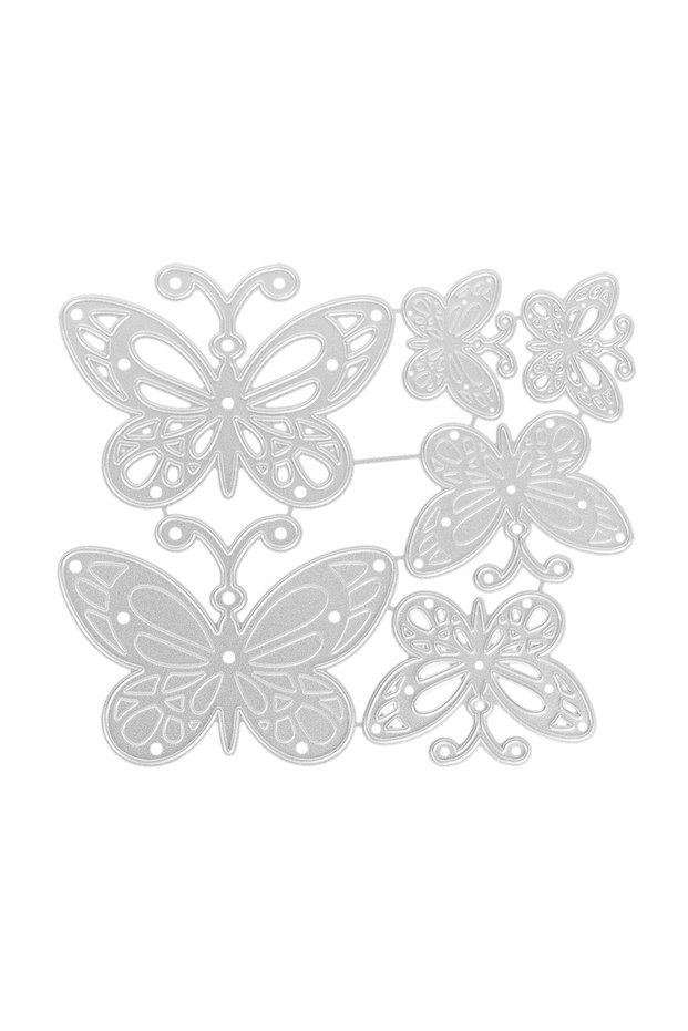 DC-3275 Butterfly Tufted Bamboo Dragonfly Magritte Flowers Metal Cutting Dies Stencils For DIY Scrap