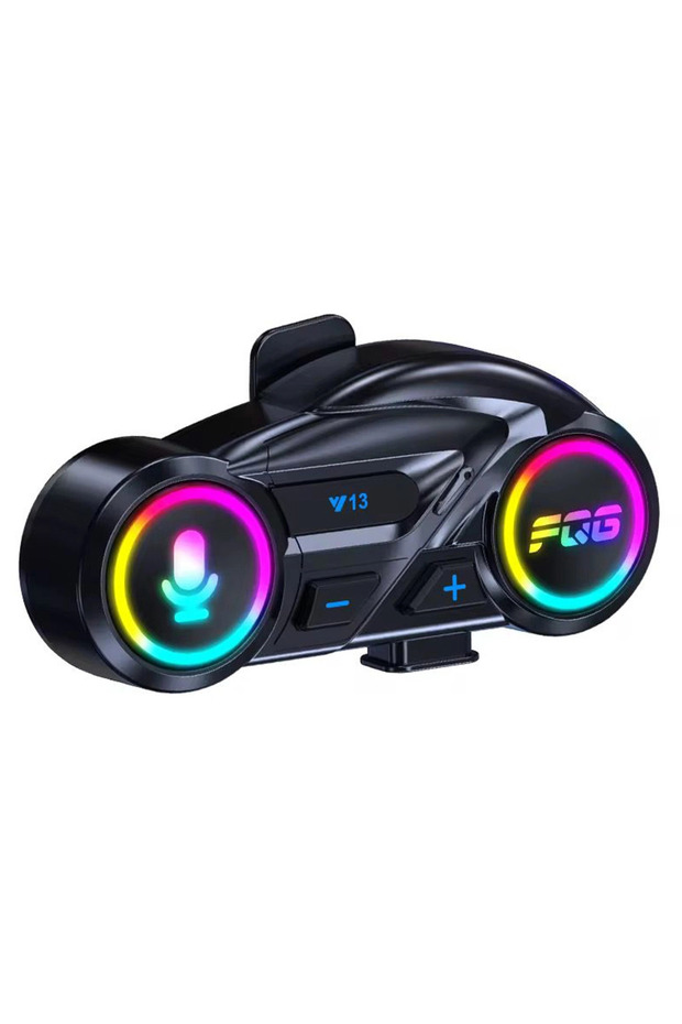 Y13 Motorcycle Helmet Headset Motorcycle Headset with Radio with Rgb Mode 5.3 Bluetooth Intercom