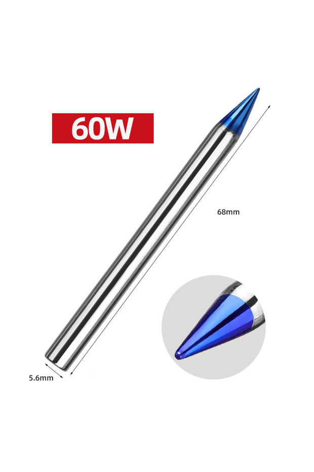 60W 30-150W Blue Pointed Welding Tips External Heat Soldering Iron Lead-Free Station Solder Solderin
