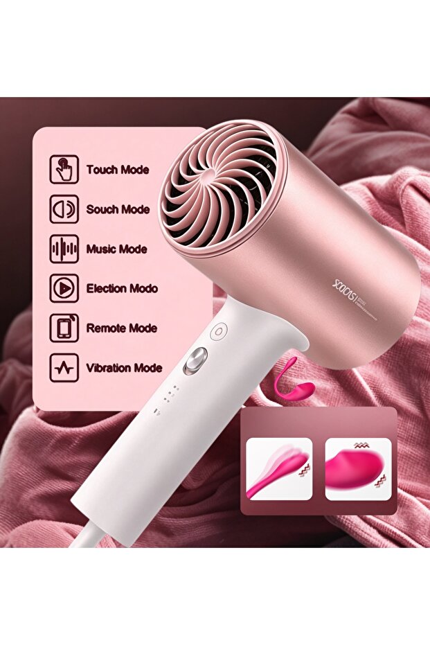 Quiet Hair Dryer – Low Noise High Power Blow Dryer with [X] Speeds & [X] Heat Modes, Negative Ion Technology, for Home, Gym & Shared Living