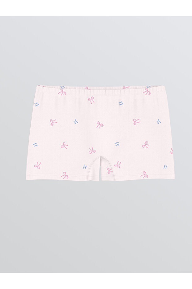 Ozmarka New Season Pink Printed Girls' Boxers