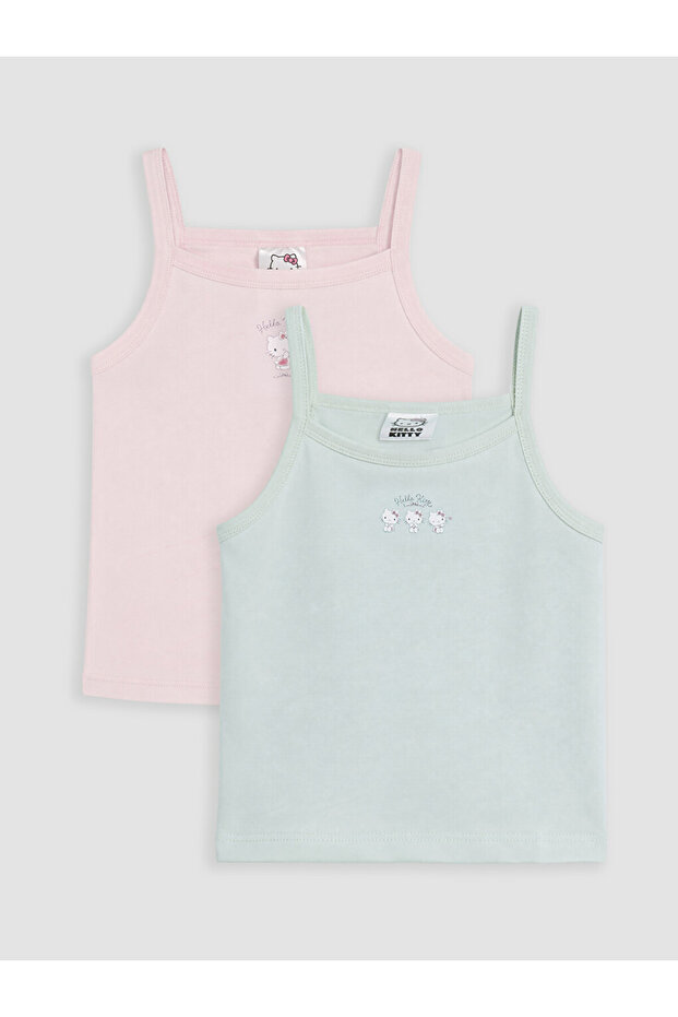 Lcw Kids Printed Girls' Undershirt 2-Pack