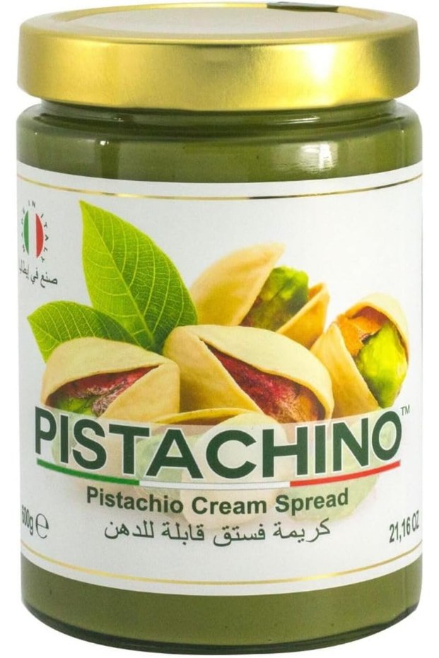 Pistachio Cream Spread 600g - Rich & Nutty Flavor - Ideal for Toast, Pastries, and Dips.