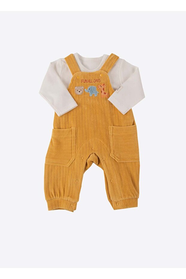 Organic Fun Salopet 2-Piece Set Yellow