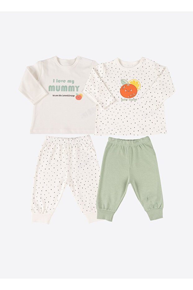 Organic Better Topether 4-Piece Set Green