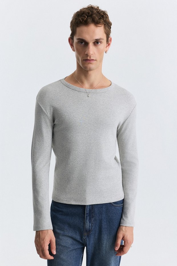 Cotton Long Sleeve T-Shirt