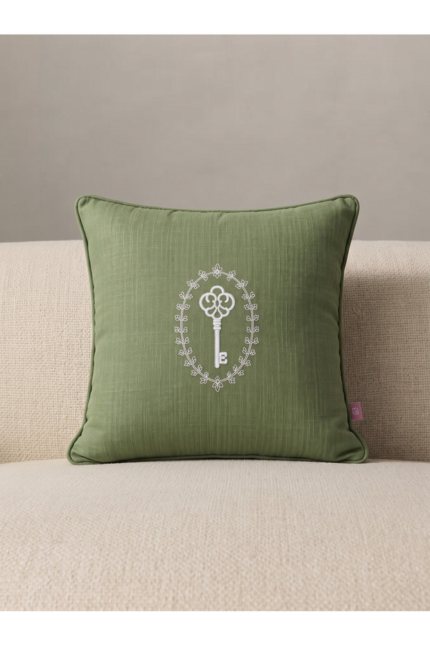 Hidden House Key Throw Pillow Cover 45 X 45 cm