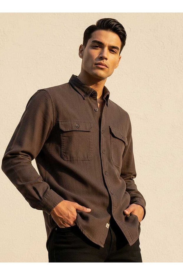 Denim Long Sleeves Shirt