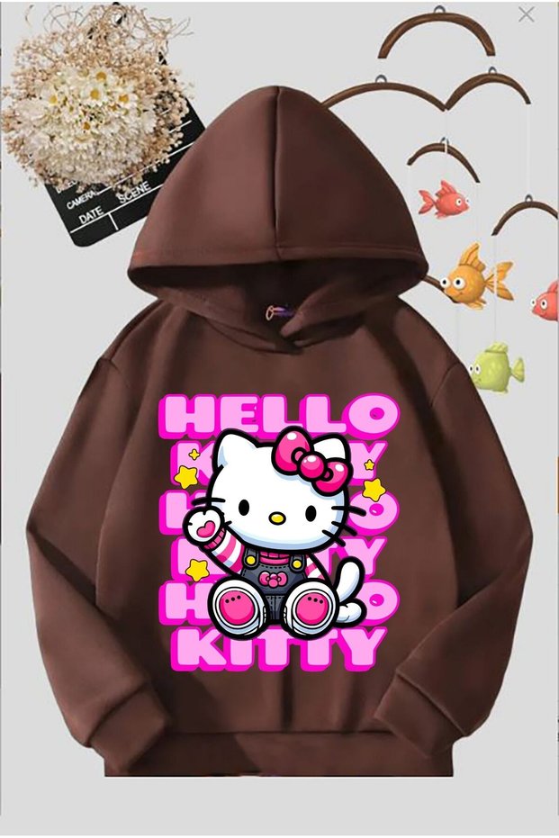 Printed Children's Hooded Sweatshirt