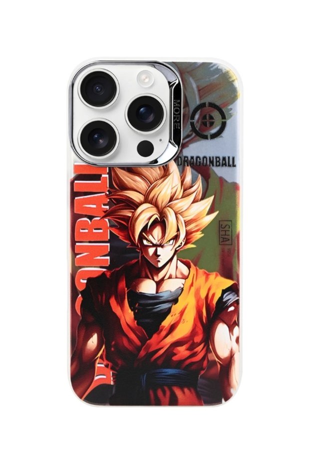 Anime Dragon Ball Super Saiyan Goku Phone Case for iPhone 15 Pro Max – Protective Anime Phone Cover