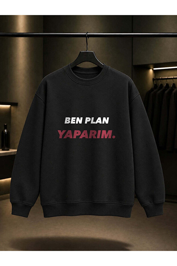 I Make Plans - Bff Double Printed Unisex 100% Cotton Sweatshirt