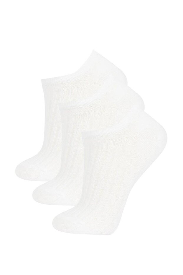 3-Pack Cotton Sneaker Socks (Ns)