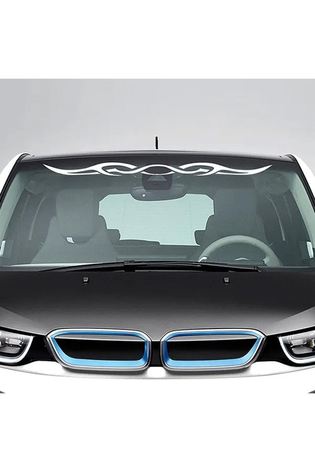 Car Windshield Sticker 120cm X 10 cm White