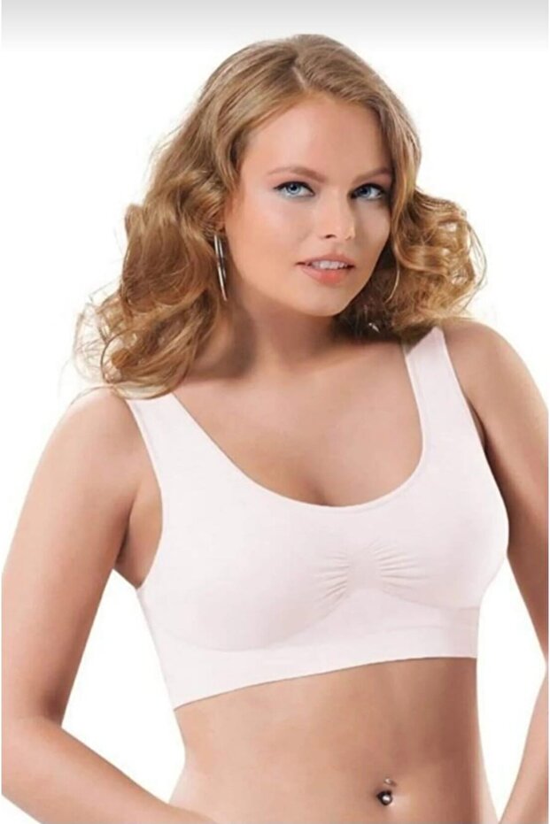 2411 Women's Seamless Padded Shaping Bustier Single Piece