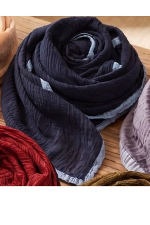 Piping Muslin Shawl