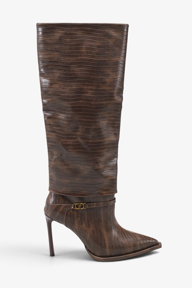 Kelasy Women's Accessory Boots - Brown Lizard