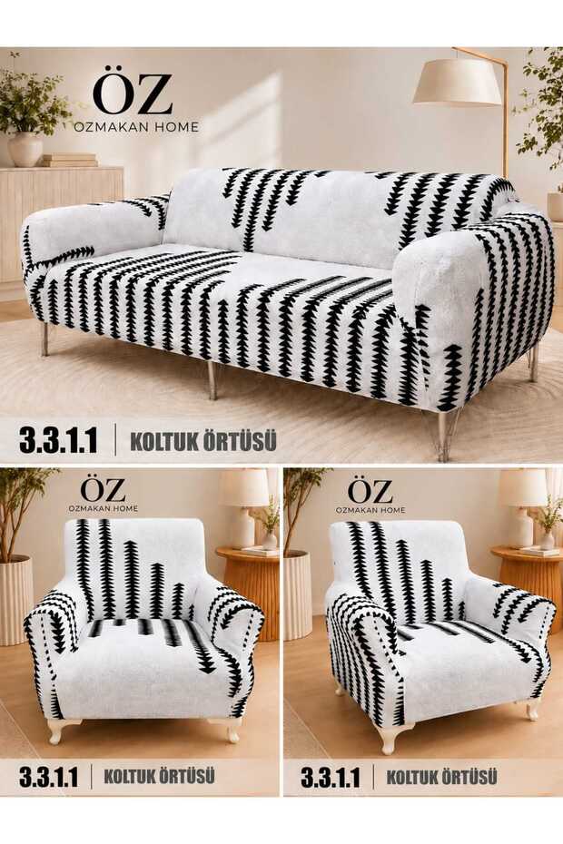 Welsoft Sofa Cover Set, Sofa Cover, 3+3+1+1 Set