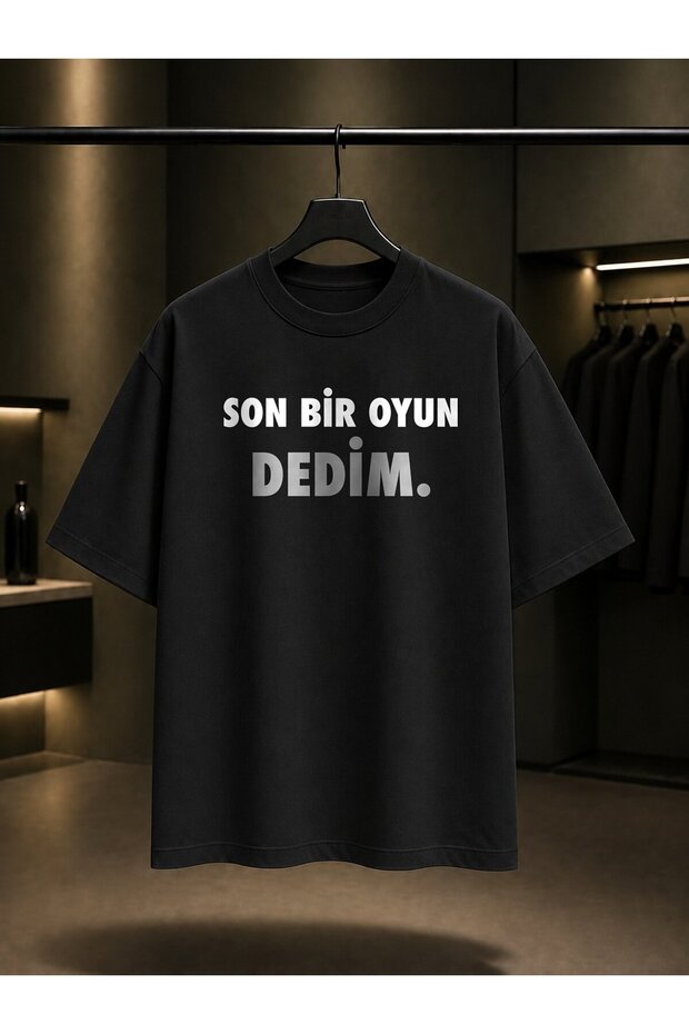I Said "The End" Printed Unisex 100% Cotton T-Shirt