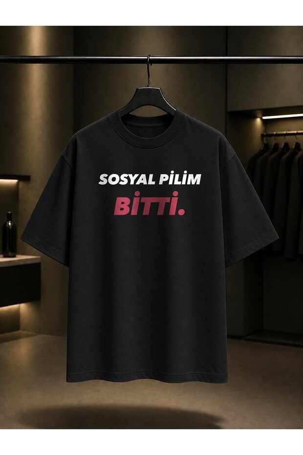 Social Science Is over Written Printed Unisex 100% Cotton T-Shirt