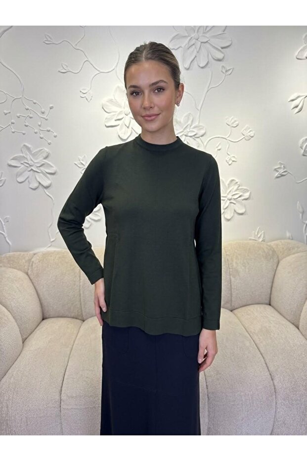 902 Basic Merserized Tunic Khaki