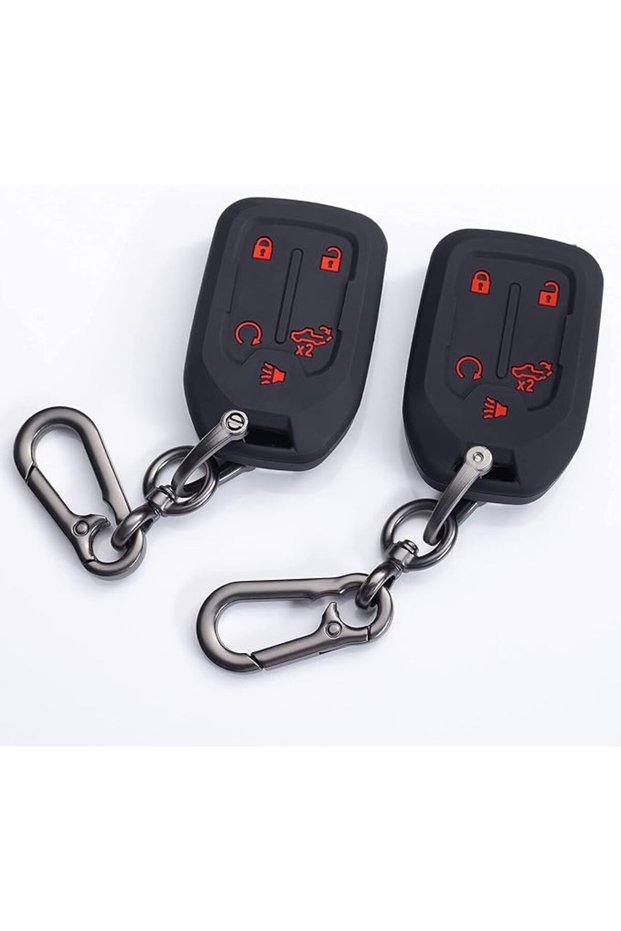 غطاء حماية سيليكون للريموت من PIMCAR (5 أزرار، قطعتان) غطاء ذكي لمفتاح السيارة بخمسة أزرار (قطعتان)