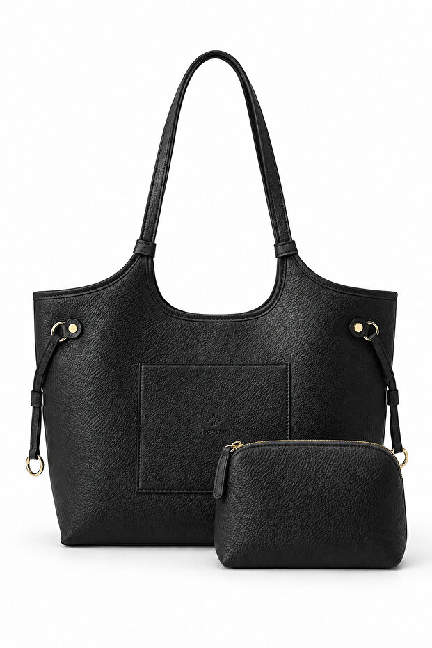 Jkln Women's Shoulder Bag Large Volume Casual Black Bag Im611-1