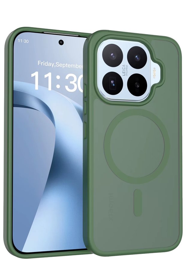 Mi 17t Pro Jota Magneticsave Cover Compatible with Xi-Oami - Dark Green