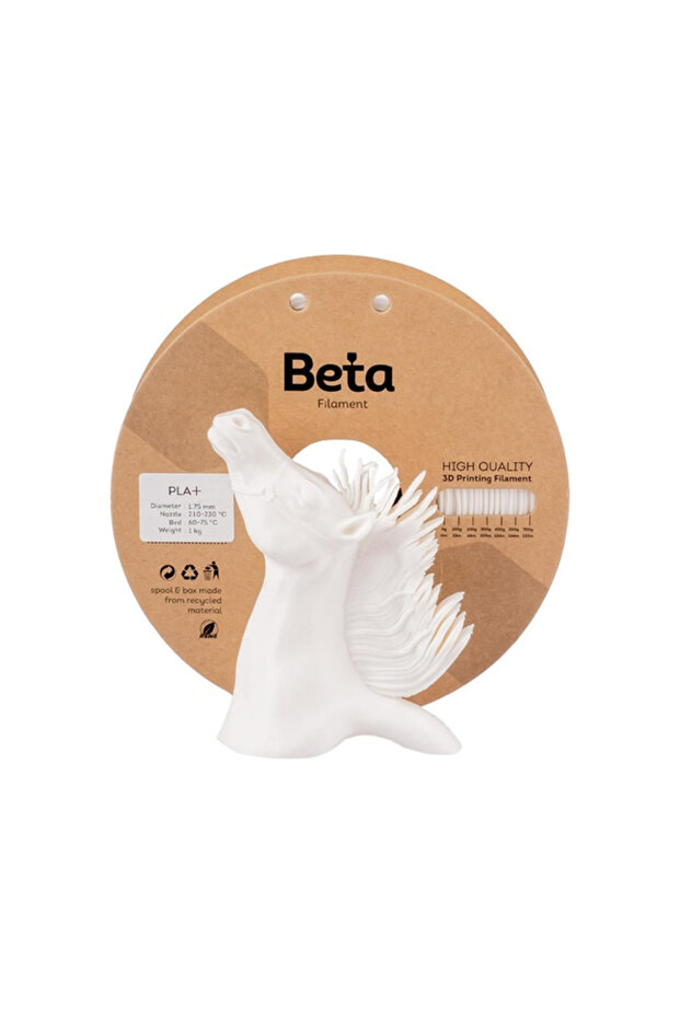 Beta Pla+ Filament - White