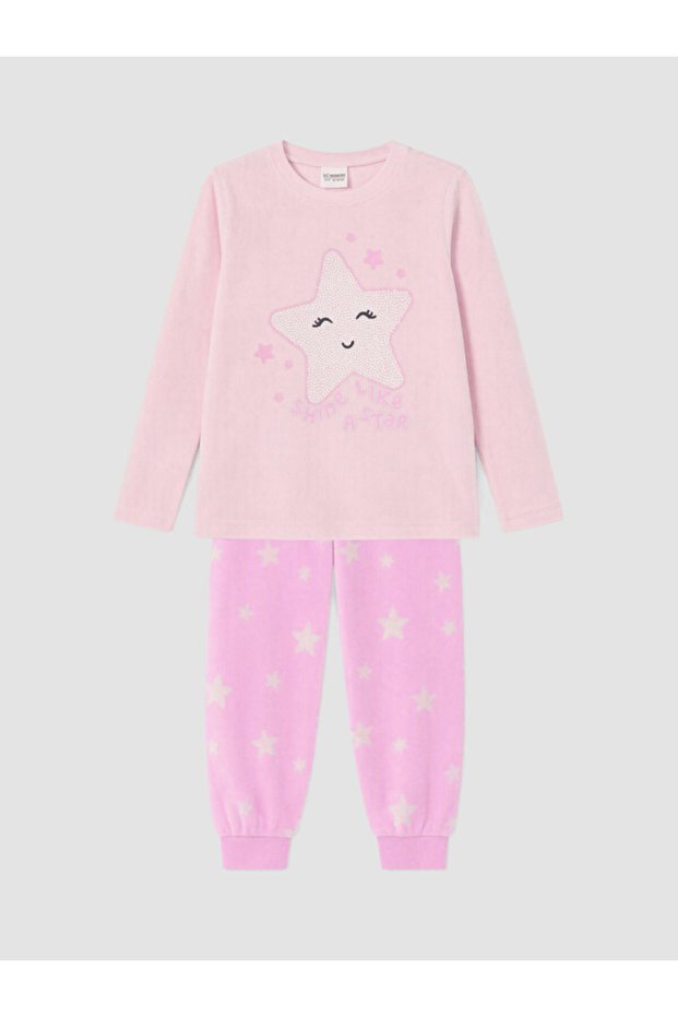 Timeless Clothing & Timeless Choices Star Embroidered Girls' Pajama Set