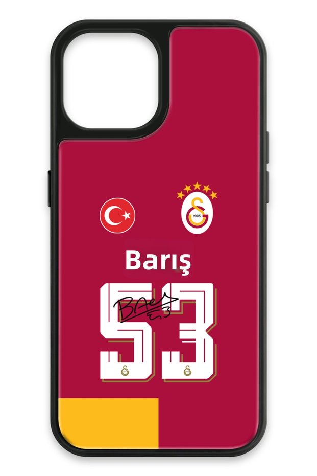 Barış Alper Yılmaz Parted Jersey iPhone 15 Case (Glass) - Licensed Original