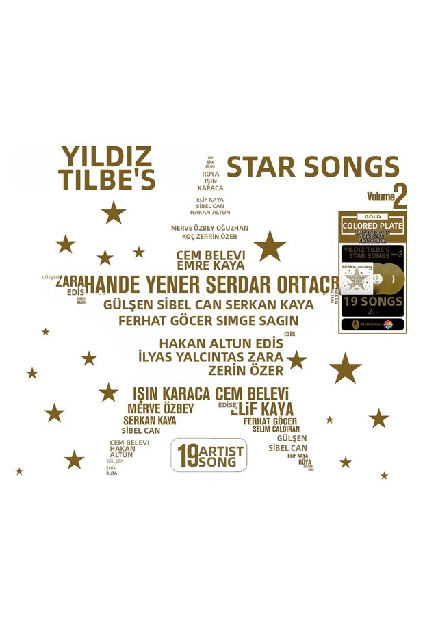 Colorful Plate - Various Artists - Yıldız Tilbe / Star Songs Vol 2 (Gold 2 Plate)