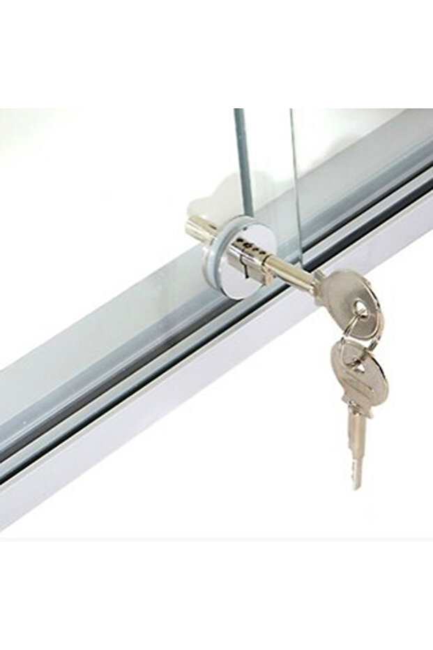 Sliding Glass Showcase Lock Cabinet Display Showcase Drawer Case Sliding Glass Push Door Ratchet Loc