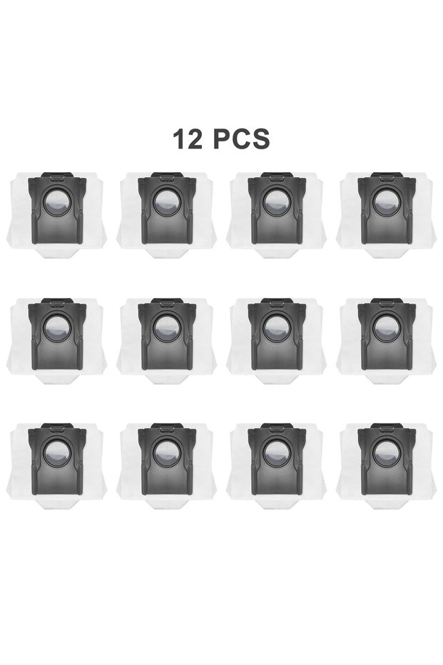 12 Pcs Dust Bags Vacuum Bags Replacement for Dreame X50 Ultra/X40 Ultra/X30 Ultra/L50 Ultra/L40 Ultr