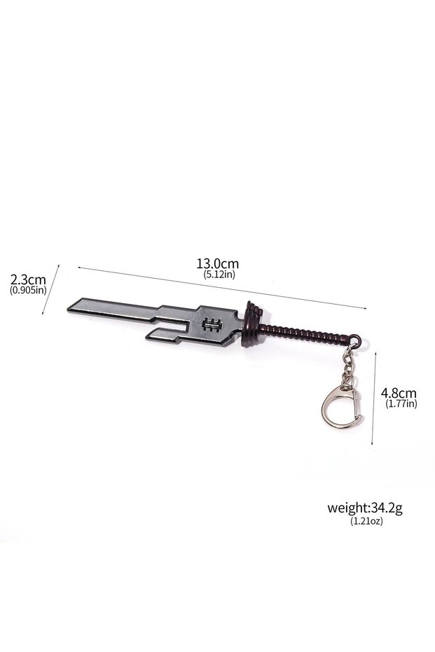 K00817-02 Fushiguro Toji Inverted Spear of Heaven Keychain Jujutsu Kaisen Nanami Kento Pendant Key C