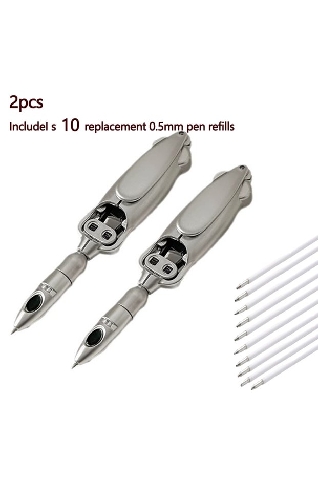 2pcs 1Pcs 2Pcs Transformable Pen Stress Relieving Automatic Push Button Ballpoint Pen Fun Stationery
