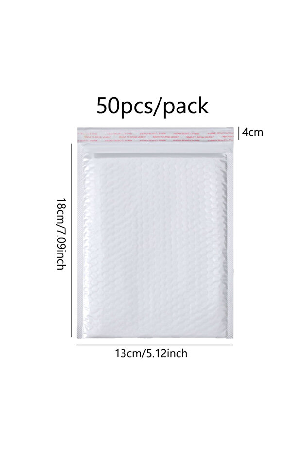 QPD-1 Pearlescent Bubble Mailers Padded Envelopes, Self-Adhesive Waterproof Shipping Bags with Foam
