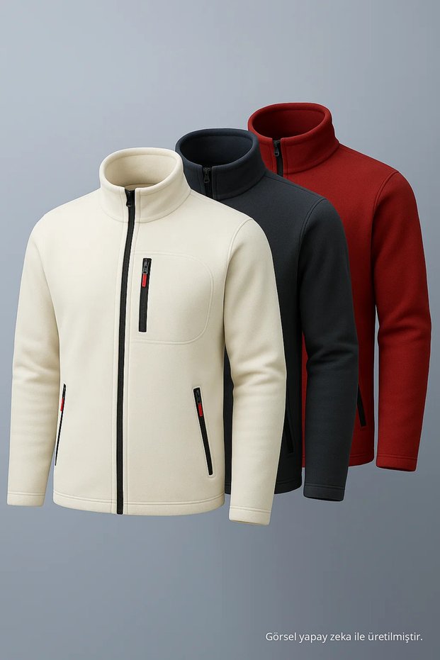Men's Premium Full Zip 3-Piece Sweatshirt