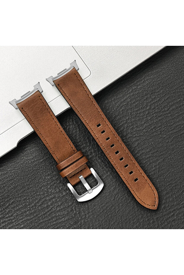 Galaxy watch 8 40mm BrBS New Leather Strap for Samsung Galaxy Watch 8 Ultra2 Quick Release Band for
