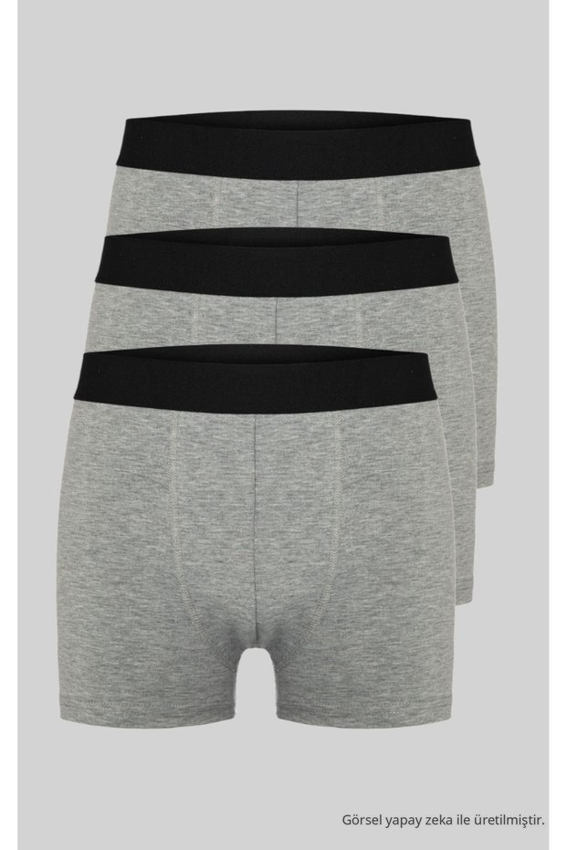 Men's 3-Piece Grimelange Cotton Lycra Flexible Boxer