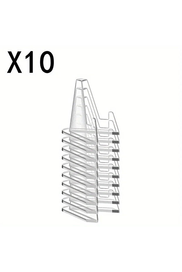 10Pcs 10/30pcs Transparent Acrylic Coin Display Stand Trading Card Stand Commemorative Coin Mini Sta