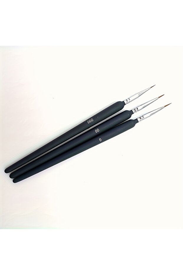 3pcs 3pcs Fine Point Brushes, Nylon Fine Hair Ultra-Fine Brushes, Professional Art Supplies, Suitabl