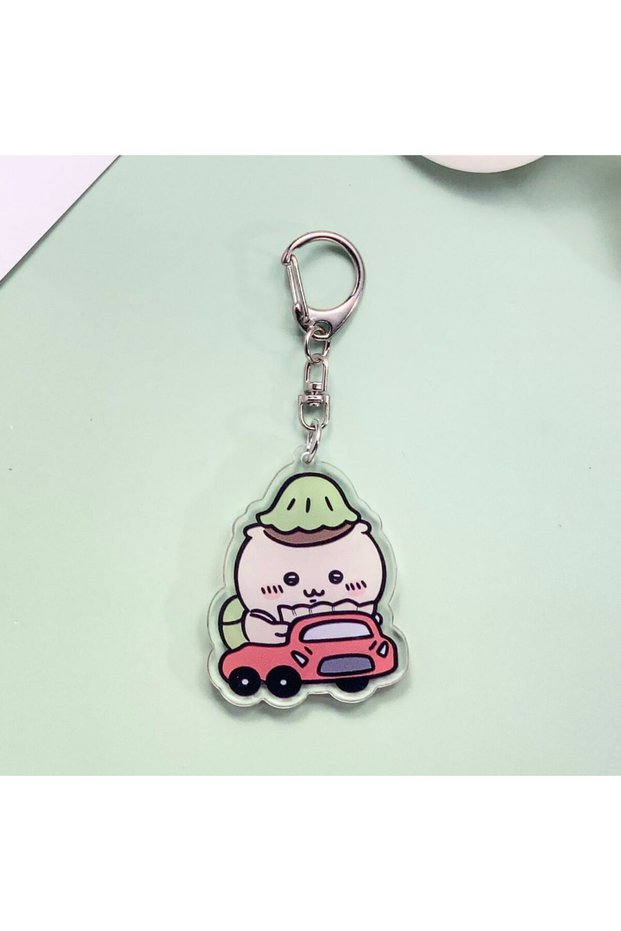 5 cm 11 1/12Pcs Anime Characters Chiikawa Acrylic Keychain Accessories Cute Bag Charm Keyring Funny