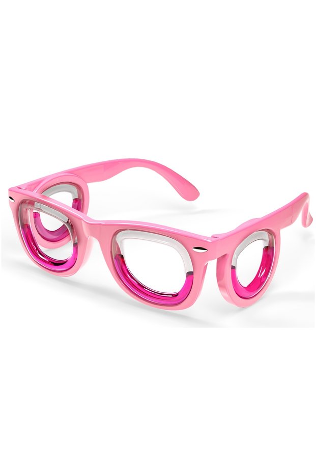 Pink-Kid Kids' Motion Sickness Glasses - Ultra-Light Travel Essential for Car/Air/Sea and Cruise | N