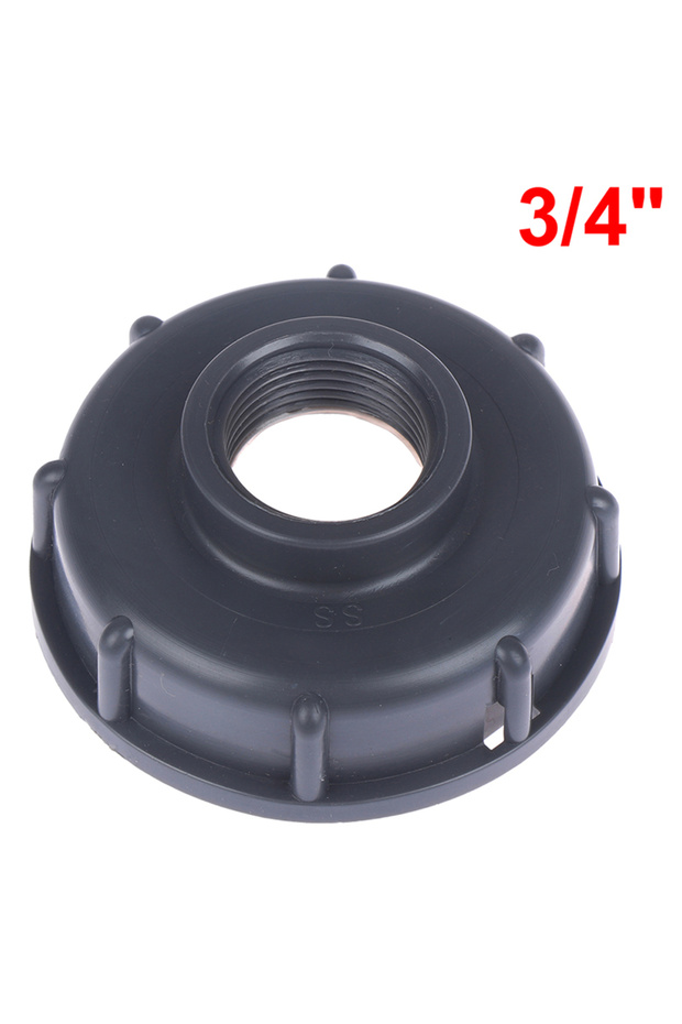 34 inch IBC Tank fittings S60X6 Coarse Threaded Cap to 1/2" 3/4" 1" Adaptor Connector